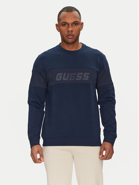Guess Guess Bluza Z5GQ09 K6ZS1 Granatowy Regular Fit