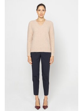 Deni Cler Milano Deni Cler Milano Sweter T-DC-S499-D5-90-12-1 Beżowy Regular Fit
