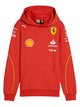 Scuderia Ferrari Scuderia Ferrari Bluza Scuderia Ferrari F1 Team 2024 Czerwony Regular Fit