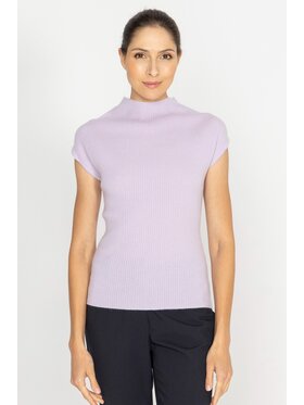 Deni Cler Milano Deni Cler Milano Sweter T-DC-1251-D5-90-60-1 Fioletowy Regular Fit