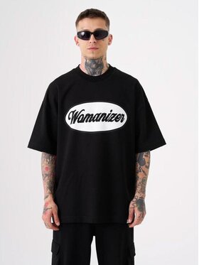 Machinist Machinist T-Shirt Koszulka Z Krótkim Rękawem Męska Czarna Machinist Womanizer S Czarny Regular Fit
