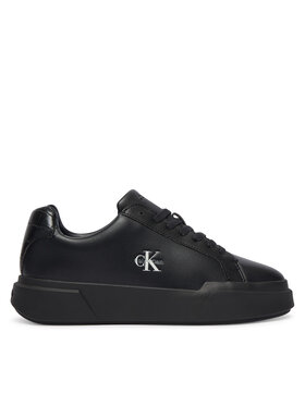 Calvin Klein Calvin Klein Αθλητικά Chunky Cups Laceup Lth Bt Croc HW0HW03223 Μαύρο