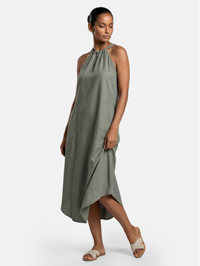 Feba Feba Sukienka letnia F252 Khaki Relaxed Fit