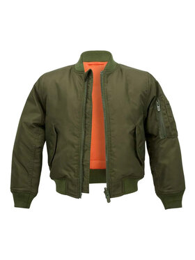 Brandit Brandit Kurtka bomber 6015.1.134-140 Zielony Regular Fit