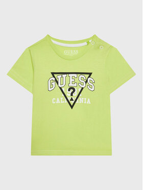 Guess Guess Tričko I3RI03 K8HM0 Zelená Regular Fit