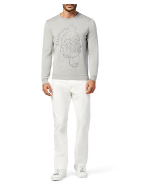 Billionaire Billionaire Longsleeve 12149 Szary Regular Fit