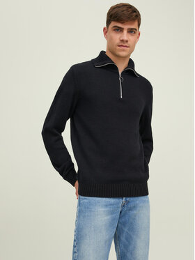 Jack&Jones Jack&Jones Sweter Dash 12216212 Czarny Regular Fit