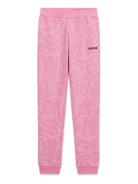Guess Kids Guess Kids Pantaloni di tessuto 183816 Rosa Regular Fit
