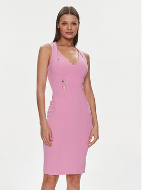 Rinascimento Rinascimento Sukienka koktajlowa CFC0019370002 Różowy Regular Fit