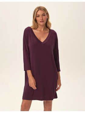 Esotiq Esotiq Koszula nocna 42092 Fioletowy Regular Fit