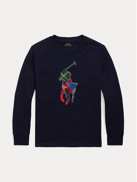 Polo Ralph Lauren Polo Ralph Lauren Bluzka Lscnm3 323920634002 Niebieski Regular Fit