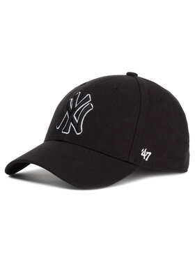 47 Brand 47 Brand Czapka z daszkiem New York Yankees B-MVPSP17WBP-BKC Czarny