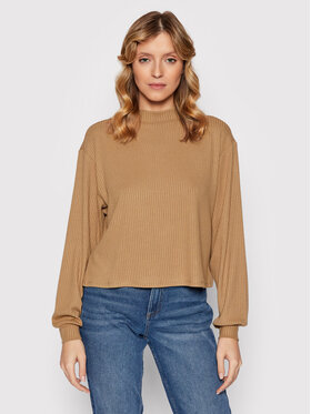 Vila Vila Блуза Ribbi 14065569 Кафяв Relaxed Fit