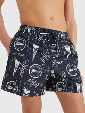 Tommy Hilfiger Tommy Hilfiger Plavecké šortky UM0UM02827 Tmavomodrá Regular Fit