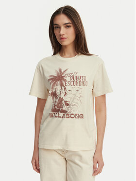 Billabong Billabong T-Shirt Oriana EBJZT00474 Beżowy Regular Fit