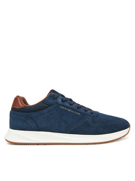 Tommy Hilfiger Tommy Hilfiger Снікерcи Premium Suede Hybrid FM0FM05690 Cиній