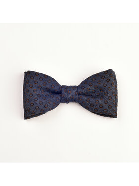 ELSNER ELSNER Mucha BUTTERFLY Z JEDWABNEGO ŻAKARDU A5120 Granatowy