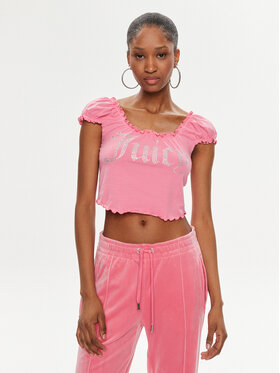 Juicy Couture Juicy Couture Блуза Brodie JCWCT23309 Розов Regular Fit