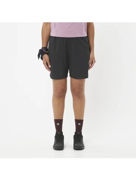 Salomon Salomon Szorty sportowe WAYFARER EASE 2.0 W Czarny Regular Fit