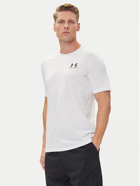 Under Armour Under Armour Tričko 1326799 Biela Loose Fit