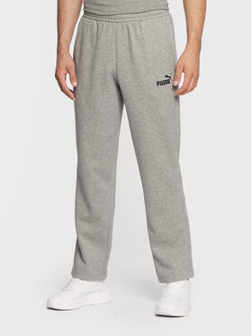 Puma Puma Sportinės kelnės Essentials Logo 586718 Pilka Regular Fit
