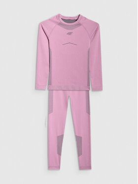4F 4F Komplet bielizny termoaktywnej SKI UNDERWEAR Różowy jasny