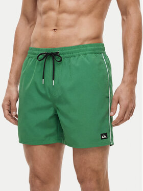 Quiksilver Quiksilver Szorty kąpielowe Stretch Piped Volley 16 EQYJV04211 Zielony Regular Fit