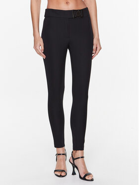 Babylon Babylon Текстилни панталони S_E00057 Черен Skinny Fit