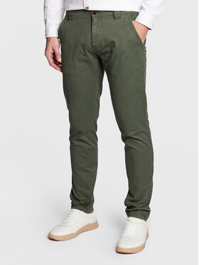 Tommy Jeans Tommy Jeans Чино панталони Scanton DM0DM09595 Зелен Slim Fit