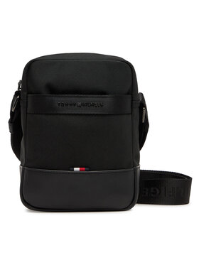 Tommy Hilfiger Tommy Hilfiger Brašna Th Nylon Travel Mini Reporter AM0AM13472 Černá