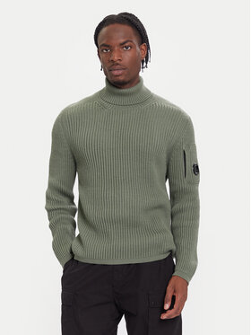 C.P. Company C.P. Company Rolák 19CMKN220A006595A Zelená Regular Fit