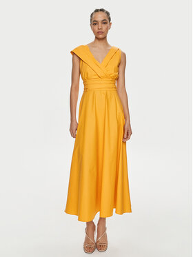 Marella Marella Rochie de vară Galizia 2413221212 Portocaliu Regular Fit