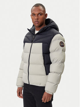 Napapijri Napapijri Zimní bunda A-Molveno NP0A88V2 Šedá Regular Fit