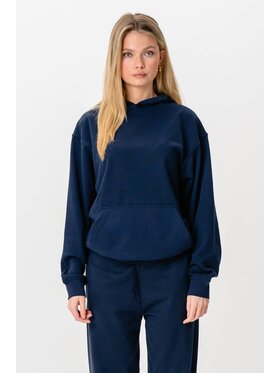 TeeShoppen TeeShoppen Bluza 'Basic Collection' Granatowy Regular Fit