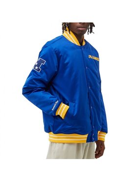 Mitchell & Ness Mitchell & Ness Bunda bomber HEAVYWEIGHT SATIN JACKET LOS ANGELES RAMS Modrá Regular Fit