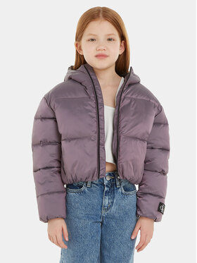 Calvin Klein Jeans Calvin Klein Jeans Зимно яке Hyper Two Tone IG0IG02246 Виолетов Relaxed Fit