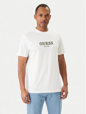 Guess Guess T-Shirt M6GI16 K3032 Biały Regular Fit