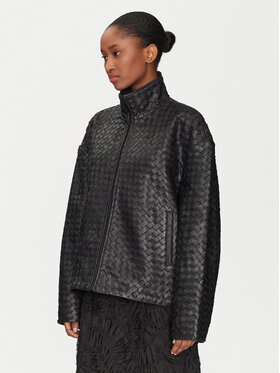 2NDDAY 2NDDAY Giacca di pelle Enriqueta 2252512608 Nero Oversize