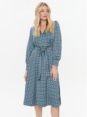 Marella Marella Sukienka codzienna Tabella 2332261536200 Turkusowy Regular Fit