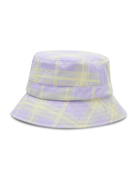 Karl Kani Karl Kani Капела Signature Reversible Check Bucket Hat 7015488 Виолетов