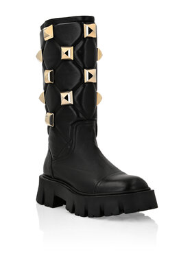 PHILIPP PLEIN PHILIPP PLEIN Kozaki 1057 Czarny