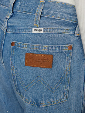 Wrangler Jeans Hlače Sunset 112356412 Modra Straight Fit