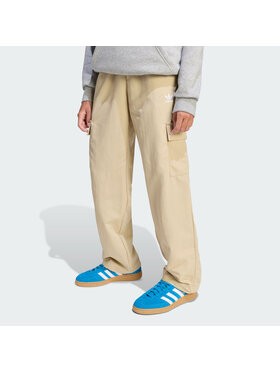 adidas adidas Spodnie materiałowe 155651 Beżowy Regular Fit