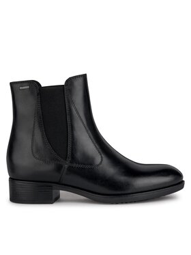 Geox Geox Kotníková obuv s elastickým prvkem D Felicity Np Abx D36BLC 00043 C9999 Černá