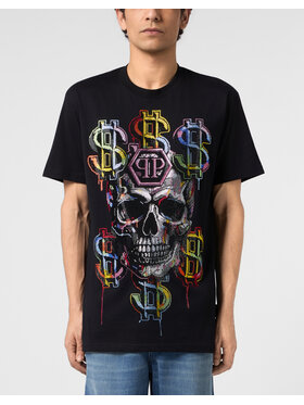 PHILIPP PLEIN PHILIPP PLEIN T-shirt 31098 Nero Regular Fit