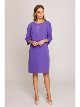 Stylove Stylove Sukienka wieczorowa S394 Fioletowy Premium Fit