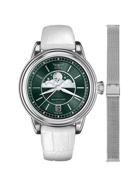 Aviator Aviator Zegarek V.1.33.0.262.4WM-SET Biały