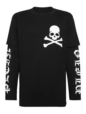 PHILIPP PLEIN PHILIPP PLEIN Tričko 14855 Čierna Regular Fit