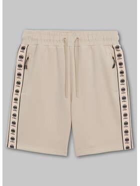 PITBULL PITBULL Szorty sportowe Szorty dresowe Oldschool POWERS XXL Biały Regular Fit