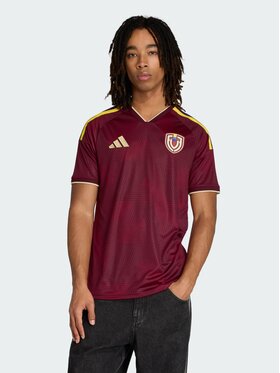 adidas adidas Koszulka techniczna USA Jersey Czerwony Slim Fit
